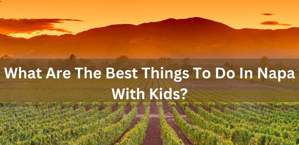 What Are The Best Things To Do In Napa With Kids? things to do in Napa with kids